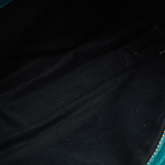 BALENCIAGA Bleu Tropical Leather Mini Classic City Bag - Picture 8 of 8